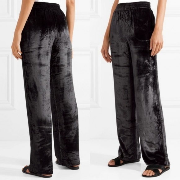 J Brand Ardon High-Rise Wide-Leg Pants In Velvet - Picture 3 of 11